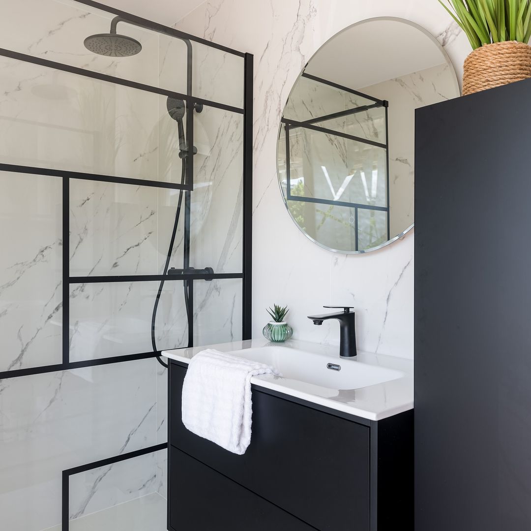 Projet Aerodrome Salle de Bain Anaïs Jarre Interior Design Décoration d'intérieur Annecy, Alpes et Serre-Chevalier