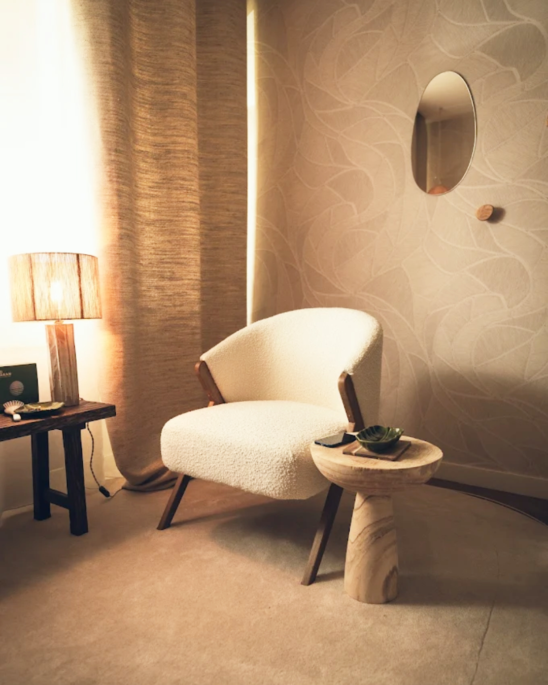 Aménagement d'un espace de massage à Annecy pour Elsa Orus